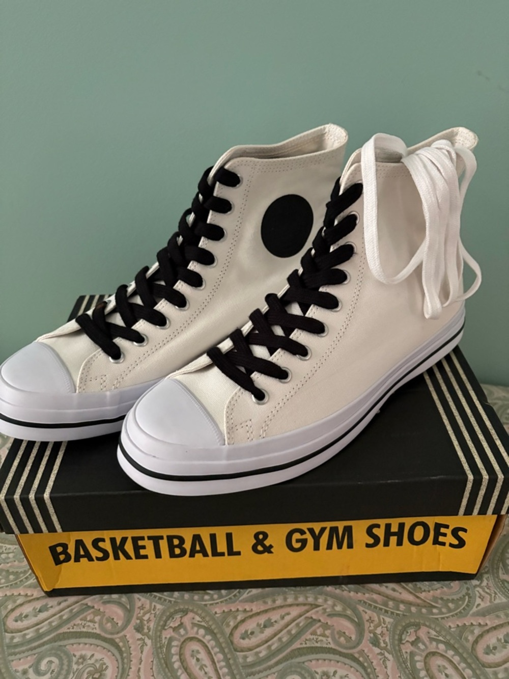 New High-Top Canvas Sneakers